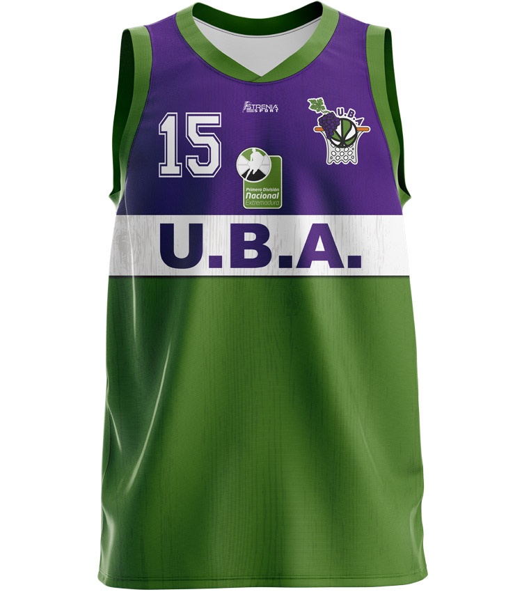 Camiseta sin mangas de la 2ª equipación del UBA Almendralejo 2017-2018