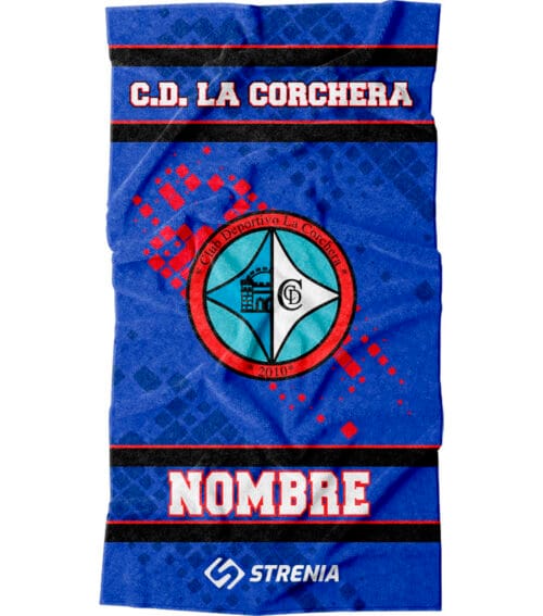 Toalla entrenador CD La Corchera 160x80cm