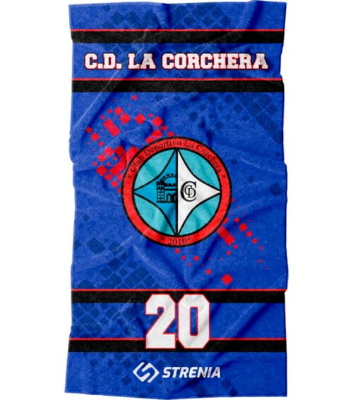 Toalla jugador CD La Corchera 160x80cm