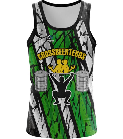 Camiseta Unisex sin mangas Crossbeerteros