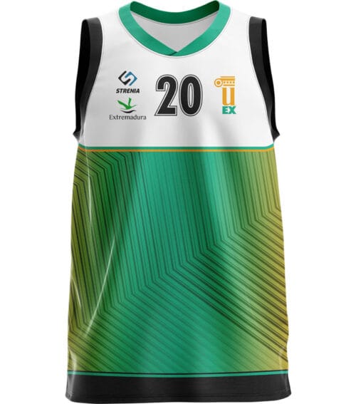 Camiseta Universidad de Extremadura Baloncesto Unisex 1ª equipación