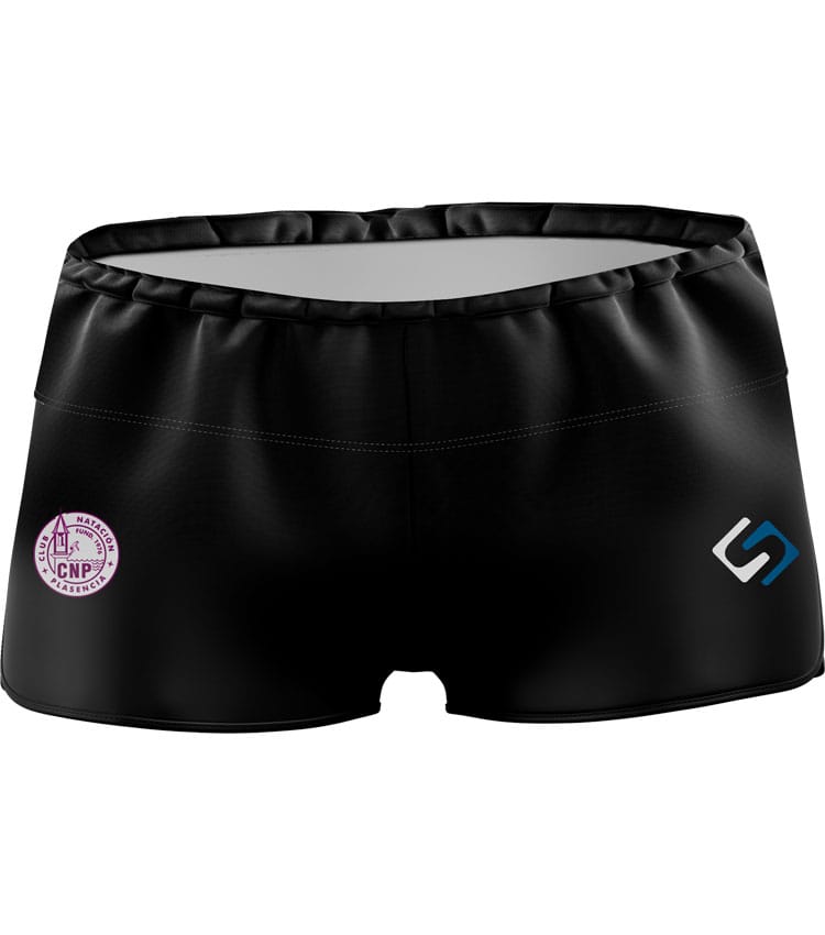 Malla corta negra Club Natación Plasencia