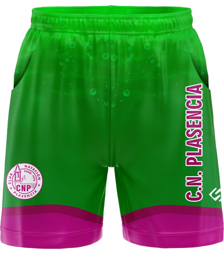Pantalón corto con bolsillos Club Natación Plasencia