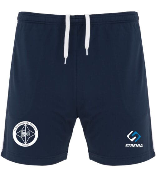 Pantalón corto paseo Jugador CD La Corchera Azul marino