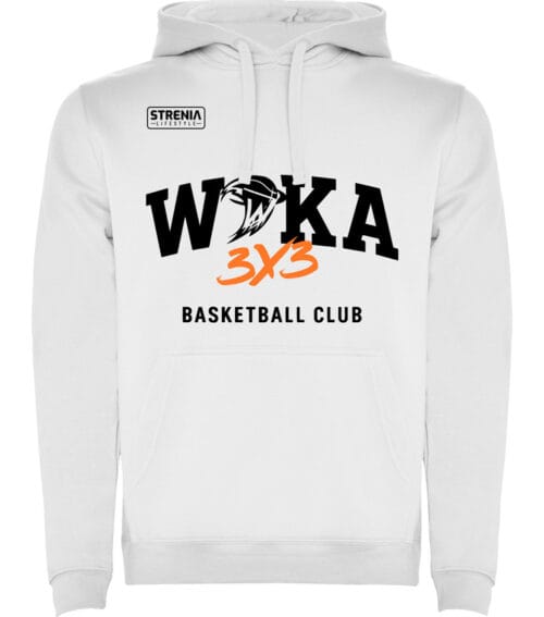 Sudadera Urban blanca Woka On Three