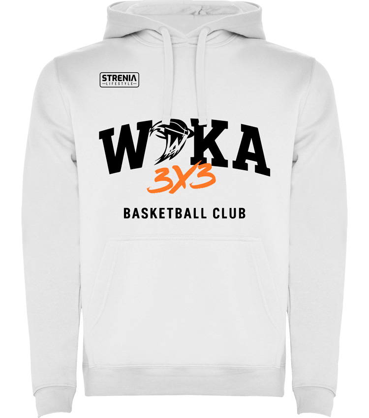 Sudadera Urban blanca Woka On Three