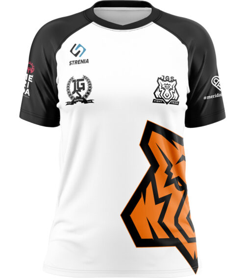 Camiseta Mujer JGS Fight Team 2020/21 Naranja/Blanca