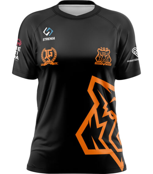 Camiseta Mujer JGS Fight Team 2020/21 Naranja/Negra